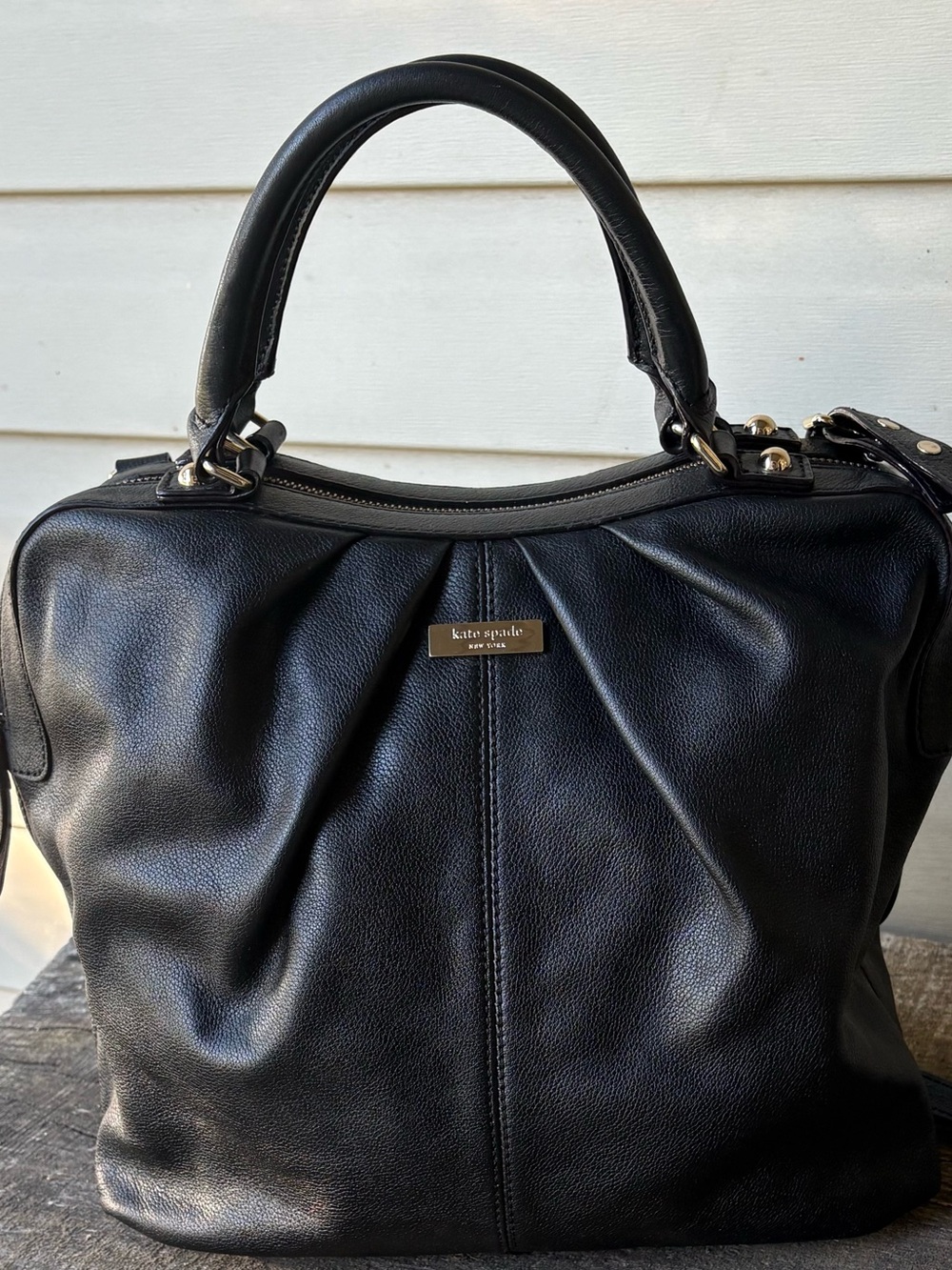 Kate Spade Black Five Points Camille Satchel/Crossbody